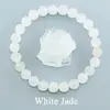 Pulseira de Cristal Popular Transfronteiriça 8mm Gema Vermelha Verde Cristal Morango Lápis Lazúli Pulseira Pulseira de Pedra Natural Atacado de Fábrica