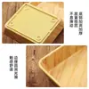 Bandeja Rectangular de Melamina con Textura de Madera para Exhibición de Hot Pot Picante, Bandeja para Vitrina Comercial, Vajilla para Plato de Verduras Sukiyaki