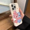 Funda para iPhone 15 Pro Max con diseño de ángel y puntada para Apple 14, carcasa de trigo de 13 pulgadas, silicona de 12 pulgadas y agujero grande de 11 pulgadas.