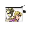 Nuevo Monedero de Jojo's Bizarre Adventure Bolsa para Monedas con Cremallera de Dibujos Animados Linda Bolsa Pequeña de Almacenamiento para Estudiantes Venta al por Mayor