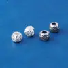 Plata de Ley S925 Vintage Personalizadas Cruz Estrella Cuadrado Espaciadores Cuadrados de Plata Accesorios para Joyería DIY