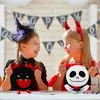 Bolsa de Dulces de Halloween Tela No Tejida Bolsa Tote Tridimensional Decoraciones para Fiesta del Festival de Fantasmas Accesorios para Fotos Ambiente Bolsa de Regalo