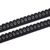 1.2cm color blanco y negro Elástico Hueco Encaje de Capullo accesorios dobladillo escote lencería banda elástica decorativa