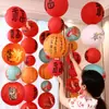 2027 Novo Estilo de Lanternas Penduradas para Montagem de Cenas em Shoppings e Lojas, Decoração Atmosférica de Pipa de Papel Estilo Chinês com Caligrafia
