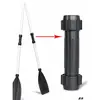 Conector de Plástico para Remo Aleación de Aluminio Conector de Plástico para Remo Parte Accesorios para Remo de Kayak Conector Medio Tubo de Conexión