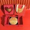 Ouro Puro 999 Mais Vendido Série Torta Princesa Fique Rico Feliz Aniversário Conjunto de Presente para Presentes de Feriado