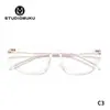 Gafas Geniales de Madera, Monturas de Gafas Transparentes Degradadas de Dos Tonos, Diseño Que Realza la Sofisticación, Monturas de Gafas Degradadas