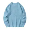 Nuevo suéter de punto para otoño e invierno con estampado de piña, cuello redondo, para hombres y parejas, moderno, holgado, color liso, simple, casual, versátil