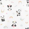 Capa para bolsa de roupas de algodão estampado, malha de algodão classe A para bebês, 300 peças, estampado, dupla face