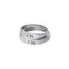 Anel de casal um par de anéis masculinos e femininos simples moda temperamento coreano anel de zircônia coroa anel de diamante de simulação aberto para casamento