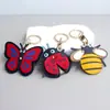 Colgante de Cuero de Insecto Lindo, Portatarjetas de Acceso Lindo, Llavero, Colgante Creativo de Regalo Pequeño, Accesorio para Mochila