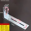 Suporte de Prateleira Reforçado em Ângulo Reto de 90 Graus Suporte Angular em L Fixador de Móveis Suporte de Ângulo de Chapa de Ferro Conector de Fixação