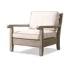 Sofá de Teca para Exteriores Transfronterizo, Silla de Madera Maciza Retro para Patio Estilo Vintage, Casa de Huéspedes, Hotel, Terraza, Impermeable y Anticorrosión, Muebles