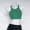Nuevo Sujetador Acanalado Transfronterizo de Primavera y Verano para Espalda Hermosa y Ropa Exterior con Almohadillas en el Pecho Elástico Yoga Correr Fitness Deportivo Sujetador Deportivo para Mujeres