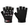 Guantes de motocicleta para deportes al aire libre, transpirables, antideslizantes, anticaídas, resistentes al desgaste, de medio dedo, con pantalla táctil, protectores de conducción