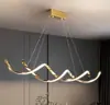 Lustre de sala de estar transfronteiriço, luxo leve, espectro completo, minimalista moderno, iluminação elegante, modelo novo nórdico 2024, luminária principal de sala de estar