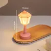Lámpara de Mesa Pequeña Creativa Retro Luz de Noche de Mesita de Noche de Dormitorio Lámpara de Mesa Pequeña de Escritorio Luz Ambiental Decorativa Regalo de Cumpleaños