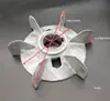 Motor Lâmina de Ventilador de Alumínio Fundição sob Pressão Tipo Y Liga de Alumínio Motor de Ventilador Lâmina de Resfriamento Resistente a Altas Temperaturas Espessada Bom Equilíbrio