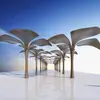 Esculturas de árvores em aço inoxidável feitas sob medida para paisagismo, esculturas para parques e cidades, esculturas para áreas cênicas, elementos decorativos para parques e pátios para privacidade e decoração