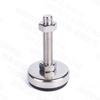 Tornillos de Pie de Goma M10, Pies de Soporte de Acero al Carbono, Pies de Tornillo Ajustables, Tazas de Pie Ajustables para Instrumentos Galvanizadas