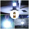 Lanterna Ventilador Leve Multifuncional Esticável para Exterior Tipo Botão Luz de Camping Carregamento Solar LED Luz para Barraca de Camping