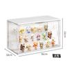 Vitrina de caja sorpresa con soporte de exhibición de almacenamiento con luz, vitrina a prueba de polvo luminosa hecha a mano de Bubble Mart, armario para muñecas de gran capacidad