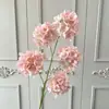 Novo Modelo de Hortênsia Artificial de 5 Cabeças para Casamento Decoração Suave, Vitrine Externa, Arranjo de Flores Artificiais, Arranjo de Flores Artificiais