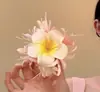 Pin para el Cabello de Orquídea y Plumeria con Atmósfera de Super Hada, Pin para Flequillo Lateral, Accesorio de Playa, Adorno Dulce para el Cabello