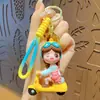 Chaveiro Pingente Criativo de Carro a Bateria Desenho Animado para Meninos e Meninas, Fofo Pingente de Chaveiro de Carro para Casal Presente