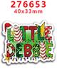 Nuevo parche de resina acrílica 2023, moño, adorables pegatinas decorativas para refrigerador PR275719