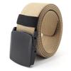 Cinturón de seguridad ancho de 5,0 cm para hombre, hebilla lisa, para entrenamiento al aire libre, pantalones exteriores engrosados, cinturón táctico de seguridad al por mayor
