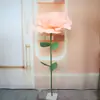 Conjunto de flores artificiais com haste floral de 2cm para fotografia de rua com as mãos, rosa artificial grande de PE, adereços para fotografia de casamento, atacado