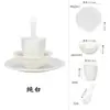 Conjunto de Quatro Peças de Louça de Melamina para Hotéis Comerciais, Restaurantes de Hotel, Conjunto de Quatro Peças para Churrasco e Fondue, Conjunto de Tigelas, Pratos e Copos