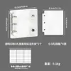 Almacenamiento de Uñas Fresco y Elegante con Doble Cremallera Seleccionado Cuidadosamente Libro Transparente de PVC para Colección de Uñas Álbum de Mini Almacenamiento Desmontable de Hojas Sueltas