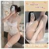 Novo Body Sensual Tendência Ou Shilin com Renda Transparente Costas Cruzadas Bustier Bodysuit Y082
