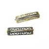 Fábrica por atacado hairpin vintage estilo europeu e americano 6.3cm quadrado hairpin oco não é fácil de enferrujar bricola hairpin DIY