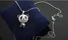 Versión coreana de joyería pequeña al por mayor ambiente de moda destello Diamante lindo panda de cabeza grande collar cadena de suéter cadena de clavícula mujeres