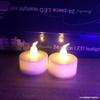 Vela de chá digital LED, vela artificial pequena, vela de aniversário, exportação, vela de plástico colorida