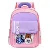 Mochilas para Alunos do Ensino Fundamental 2026 Novo Estilo Estilo Britânico Mochila Infantil Cor Contrastante Desenho Animado Jardim de Infância Leve Resistente ao Desgaste
