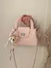 Bolso de Hombro Bordado de Moda 2026 Primavera/Verano Nuevo Bolso Cruzado de Cadena de Moda Bolso de Mano Fresco y Elegante