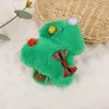 Broche de Muñeca Navideña de Peluche de Dibujos Animados Accesorios Reno Árbol de Navidad Muñeco de Nieve Colgante Chirriante Accesorios Accesorios
