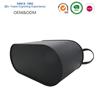 Venta caliente transfronteriza cubo de hierro portátil negro cubo metálico para vacaciones cubo metálico de Navidad decoración metálica de temporada