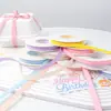 Fita Floral Totalmente Fosca de 1cm Fita de Embalagem Fita para Confeitaria Bolo DIY Fita Laço Decoração Fita para Presente
