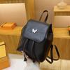 Mochila de nicho retrô feminina 2024 nova mochila de moda retrô de alta qualidade all-matching ins casual bolsa pequena