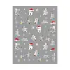 Adesivos de arte para unhas em relevo Redanco5D, com um design de sucesso, detalhes em folha de ouro, uma árvore de Natal e um boneco de neve, perfeitos para decorar agendas e unhas. He2028