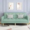 Sofá para salas pequeñas, modelo nuevo, tres plazas simple moderno, doble uso para apartamentos de alquiler, sofá cama plegable