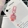 Hebilla de Color Nuevo Llavero Labubu Linda Chica de Dibujos Animados Vestida Colgante de Corazón de Dibujos Animados Accesorios para Estudiantes