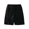 Shorts Deportivos de Verano para Hombre, Suaves y Transpirables, Color Sólido Versátiles, de Largo Medio, Holgados Rectos, de Cinco Puntos