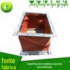 Ventilador personalizado lona ângulo de junta macia flange de aço duto de ar junta macia pano de silicone ventilação telescópica ventilador de ar condicionado junta macia