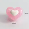 B225 Lazo Creativo Básico Corazón Estrella de Cinco Puntas Flor Pequeña DIY Accesorios de Resina Decoración para Pasador